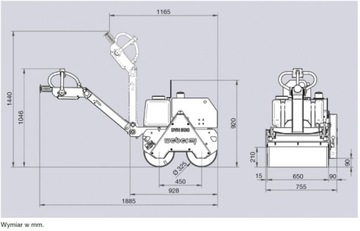 WEBER DVH600 ДВУХБАРАБАННЫЙ НАПРАВЛЯЮЩИЙ РОЛИК