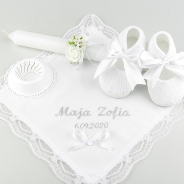 Комплект ОДЕЖДА + КРЕЩЕННАЯ СВЕЧА СЕРАЯ ВЫШИВКА название