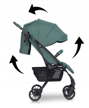 ЛЕГКАЯ КОЛЯСКА VOLT PRO 0-22 КГ, БОЛЬШИЕ КОЛЕСА + СУМКА ИЗ ФОЛЬГИ, МОСКИТНАЯ СЕТКА