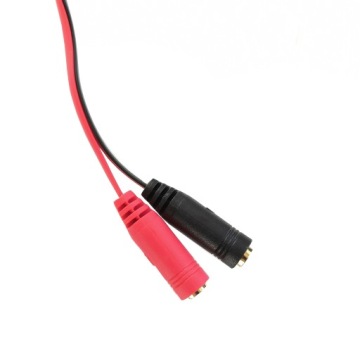 Кабель-переходник 2 x Jack 3,5 мм – Jack 4 PIN AUDIO