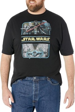 Koszulka Big & Tall Star Tours Men's Tops Short Sleeve Tee Shirt