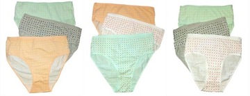 3-PAK MAJTKI DAMSKIE FIGI BAWEŁNA w Serduszka XL