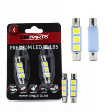 ŻARÓWKI LED C3W 6000K 2x SMD 4014 12V CANBUS