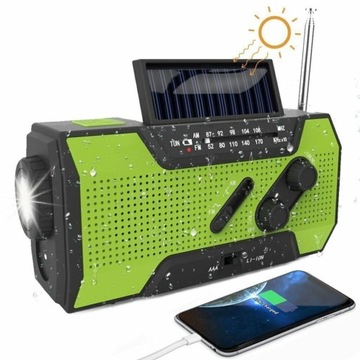 4/1626 Radio sieciowo-bateryjne AM FM SAPE solarne
