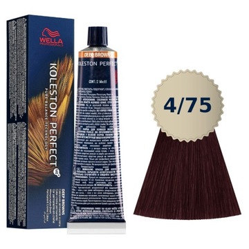 Wella Koleston Perfect Me+ farba 60ml 4/75