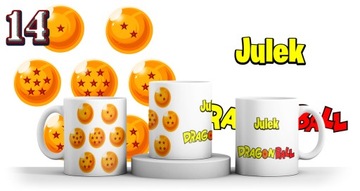 КРУЖКА DRAGON BALL SON GOKU VEGETA + ИМЯ + КАРТОН