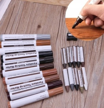 Набор для РЕМОНТА МЕБЕЛЬНЫХ ПАНЕЛЕЙ WAX маркер REPAIR для дерева 21 шт.