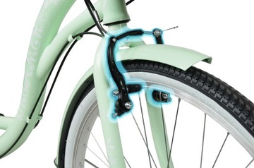 ЖЕНСКИЙ ГОРОДСКОЙ ВЕЛОСИПЕД 28 ЖЕНСКИХ 6 КОРЗИН SHIMANO