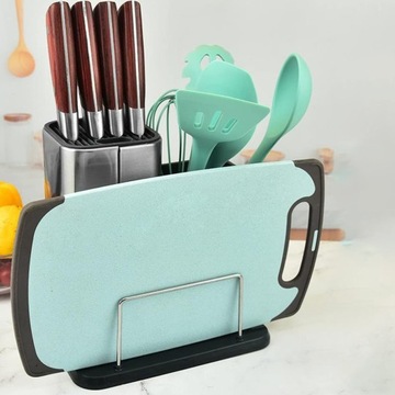 ПРОТИВОСКОЛЬЗЯЩАЯ ПОДСТАВКА ДЛЯ НОЖЕЙ БЛОК ДЛЯ НОЖЕЙ НЕРЖАВЕЮЩЕЙ СТАЛИ МНОГО ОТДЕЛЕНИЙ