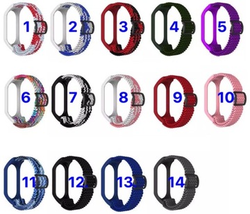 РЕМЕНЬ ДЛЯ XIAOMI MI BAND 5 6 7 ЭЛАСТИЧНЫЙ РЕМЕНЬ