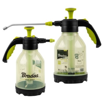 OPRYSKIWACZ CIŚNIENIOWY RĘCZNY SPRYSKIWACZ 1,5L AQUA SPRAY CLEAR BRADAS