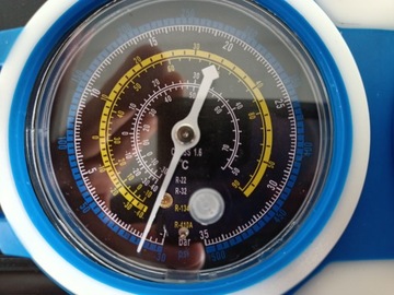 Комплект манометров Р32 Р410 Р134а, чемодан, кабели