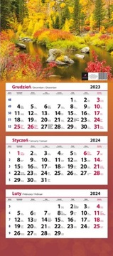 Календарь 2025, трехчастный 2025, микс узоров, 36 настенных узоров