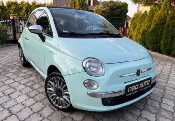 Fiat 500 II CC Seria 3 0.9 TwinAir 105KM 2014 Fiat 500 Kabriolet 0.9 turbo benzyna Niski przebieg 1 wlasciciel 105KM, zdjęcie 16