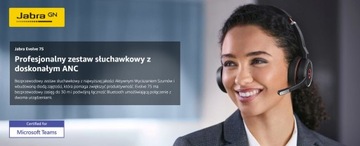 Беспроводные наушники Jabra Evolve 75 ANC