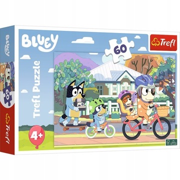 TREFL Puzzle Wesoły Bluey 60 elementów 1 układanka WESOŁY BLUEY