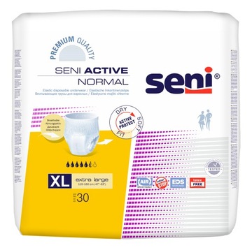 majtki chłonne SENI ACTIVE NORMAL XL 30 szt. REFUNDACJA NFZ