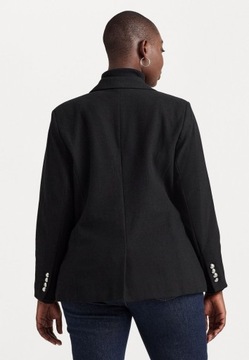 Хлопковая куртка с декоративным карманом, черная, Lauren Ralph Lauren 52