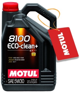 MOTUL 8100 ECO-CLEAN+ C1 5W30 5л + БЕСПЛАТНО