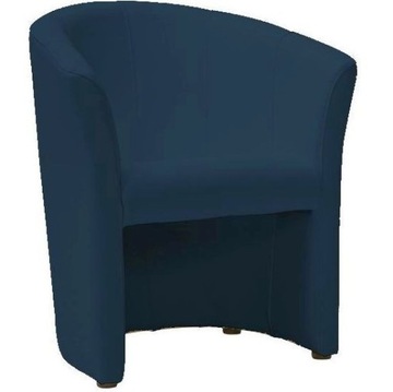Fotel TM-1 Granatowy Salon Biuro Wygodny