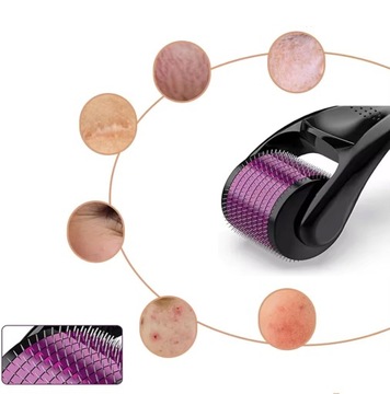 3X DERMA ROLLER МИКРОИГЛА, DERMAROLLER, ДЛЯ РОСТА ВОЛОС НА ЛИЦЕ, БОРОДЫ
