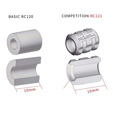 5 силиконовых наружных тормозных тросов велосипеда, красные