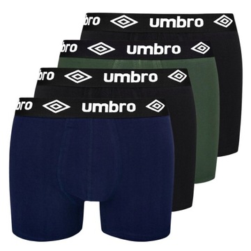 UMBRO Bokserki Męskie 4 sztuki 0197 Rozmiar L