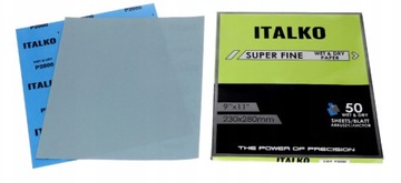 PAPIER ŚCIERNY WODNY NA MOKRO ITALKO GR. 2000