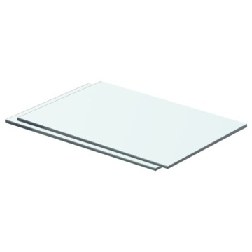 vidaXL Полиці, 2 шт., панель з прозорого лінзи, 40 x 20 см