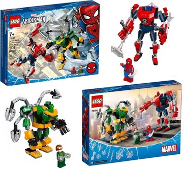 LEGO SUPER HEROES 76198 BITWA MECHÓW SPIDER-MANA