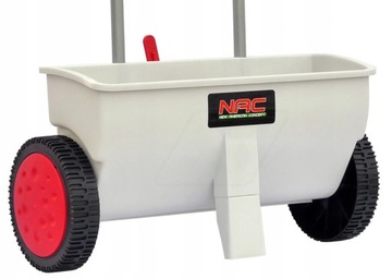 SIEWNIK do trawy ROZSIEWACZ do nawozu NAC 45cm 12 litrów z REGULACJĄ +KÓŁKA