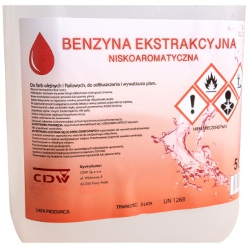ЭКСТРАКЦИОННЫЙ БЕНЗИН ПРЕМИУМ 5Л НИЗКОАРОМАТИЧЕСКИЙ РАСТВОРИТЕЛЬ