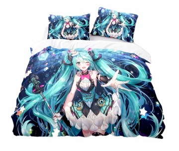 pościeli MŁODZIEŻOWY idoli Hatsune Miku 140x200
