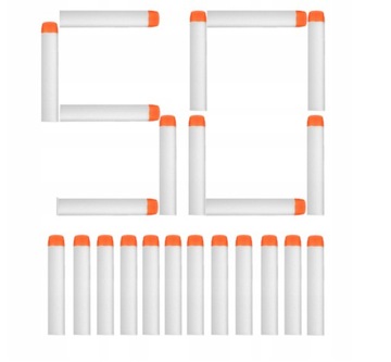 50 STRZAŁEK DO WYRZUTNI NERF N-STRIKE ELITE FLUO