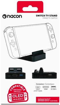 NINTENDO SWITCH Док-станция - NACON - ПОДСТАВКА ДЛЯ ТВ
