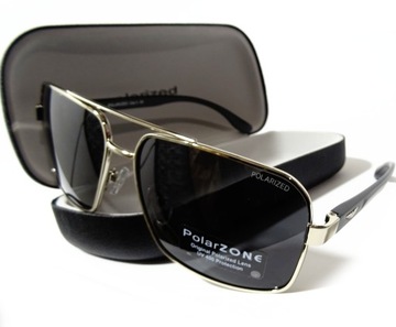 OKULARY PolarZone POLARYZACYJNE MĘSKIE PRZECIWSŁONECZNE KIEROWCOW FILTR ETU