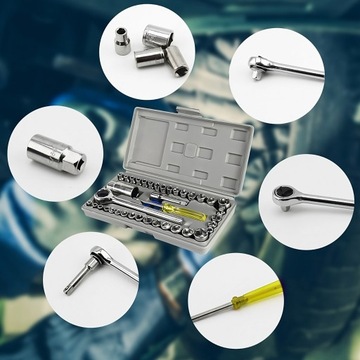 НАБОР ТОРЦЕВЫХ КЛЮЧЕЙ ТОРЦЕВЫЕ КЛЮЧИ 40 EL СТАЛЬ