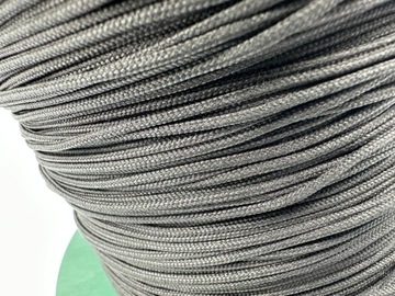 Нитка полиэфирная 2 мм черная GOSHA по метрам.