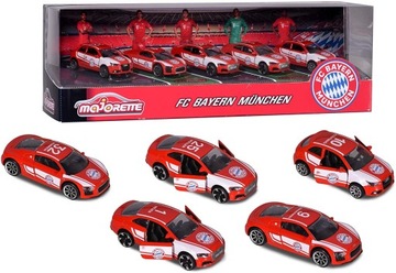 MAJORETTE ZESTAW 5 SAMOCHODOW FC BAYERN MONACHIUM