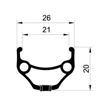 REMERX-ROCKY DISC RX 721 ОБОД — 26 дюймов (559x21)