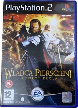 WŁADCA PIERŚCIENI POWRÓT KRÓLA płyta ideał komplet PL PS2
