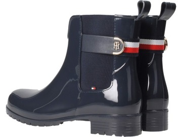 Tommy Hilfiger Kalosze FW0FW05968 TH Hardware Rain