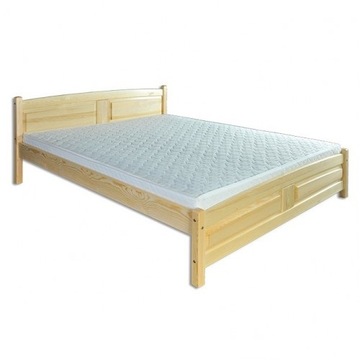 Łóżko drewniane sosna LK104 200x200 DREWMAX