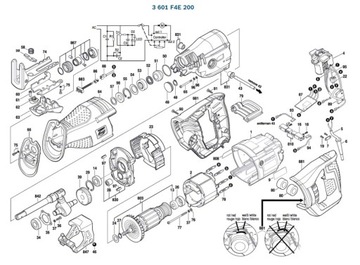 Винтовая сабельная пила BOSCH GSA1300PCE 200
