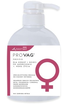 PROVAG Emulsja do higieny intymnej dla kobiet i dzieci od 1 r.ż. 500 ml