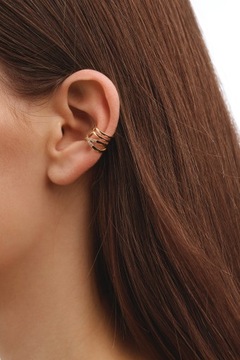 Kolczyk Cuff ear Nausznica klips bez przekłuwania