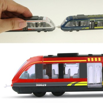 Игрушечная модель поезда из сплава, литая модель, образовательная, белая