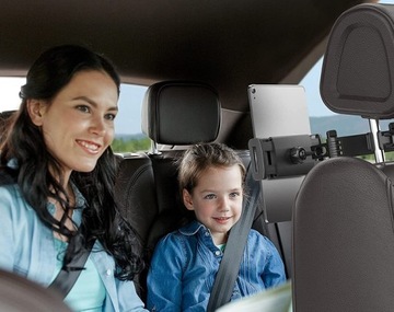 Держатель подголовника автомобиля, черный