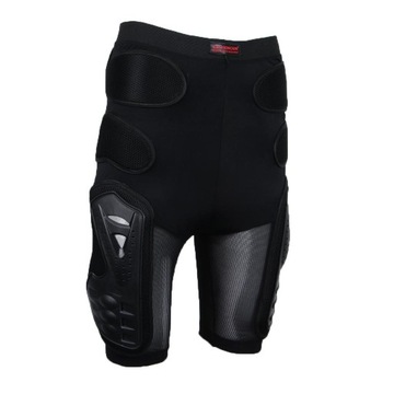 Czarne motocyklowe ochraniacze Spodnie Body Short XL