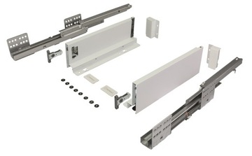 Szuflada SEVROLLBOX SLIM h= 84mm biały-500mm